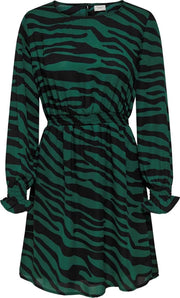 Jdypearl L/s Smock Dress Wvn 15193564 Botanical Garde/zebra - Maat XS