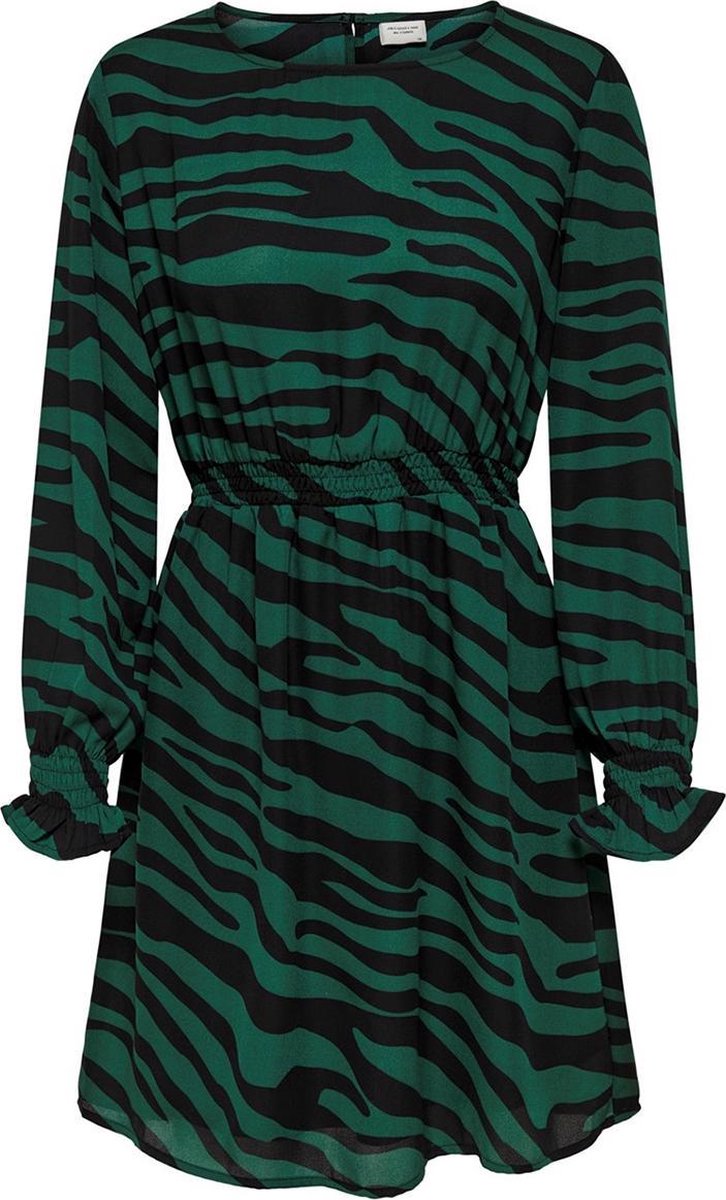 Jdypearl L/s Smock Dress Wvn 15193564 Botanical Garde/zebra - Maat XS