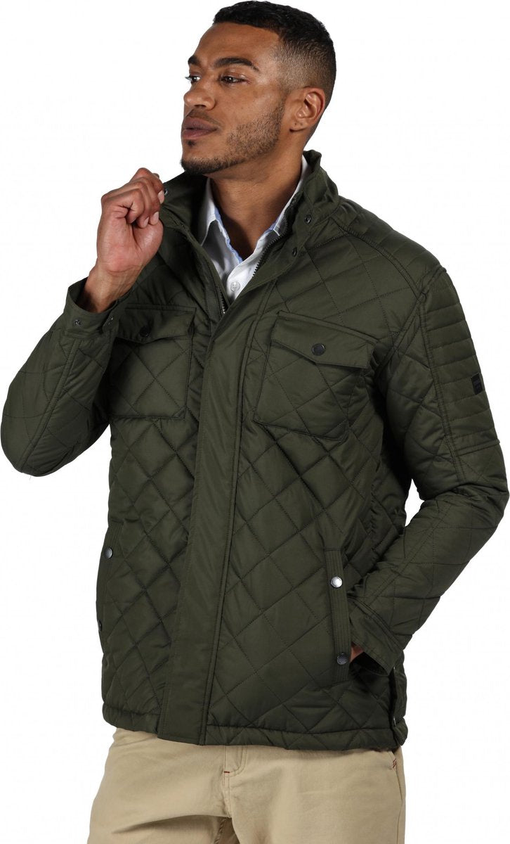 Regatta Jas Lleyton Donkergroen Heren Polyester Maat Xl
