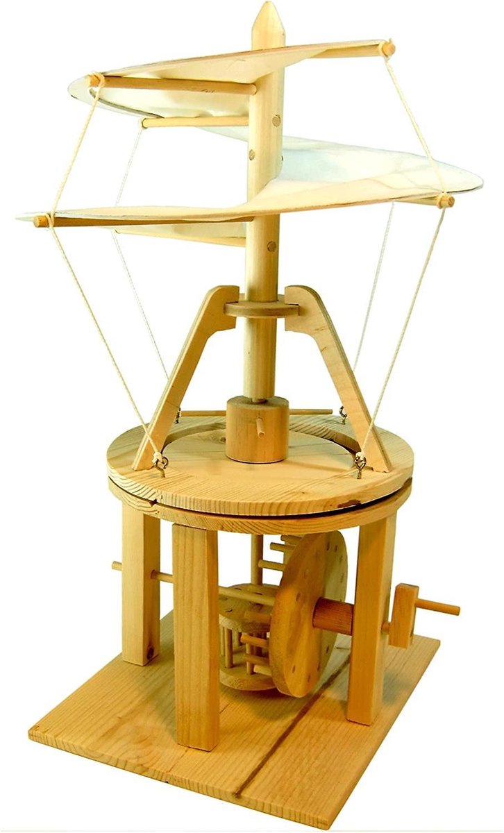 Leonardo Davinci Helicopter bouwset