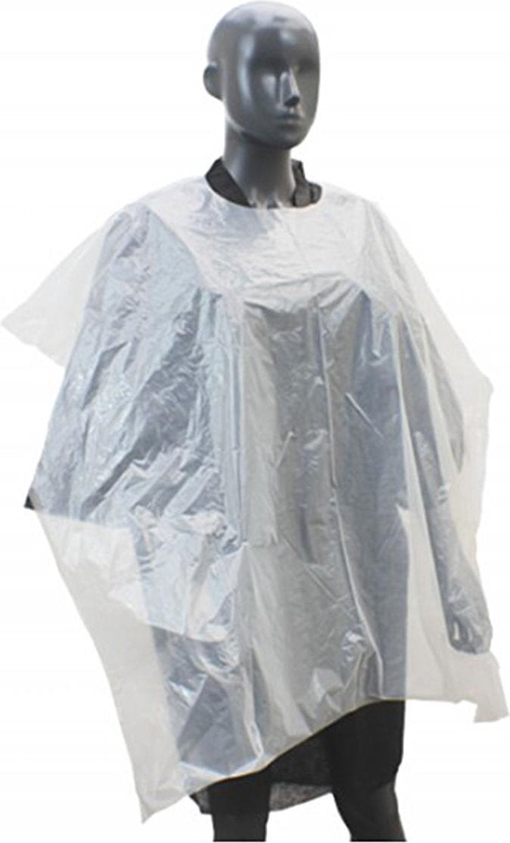 Kappers cape op rol (wegwerp) 85x110cm (25stuks)