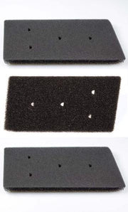 Whirlpool Bauknecht Ignis filter schuim schuimfilter droger - 3 STUKS - foam filter wasdroger warmtewisselaar Alternatief geschikt voor Whirlpool ( met 4 gaatjes)