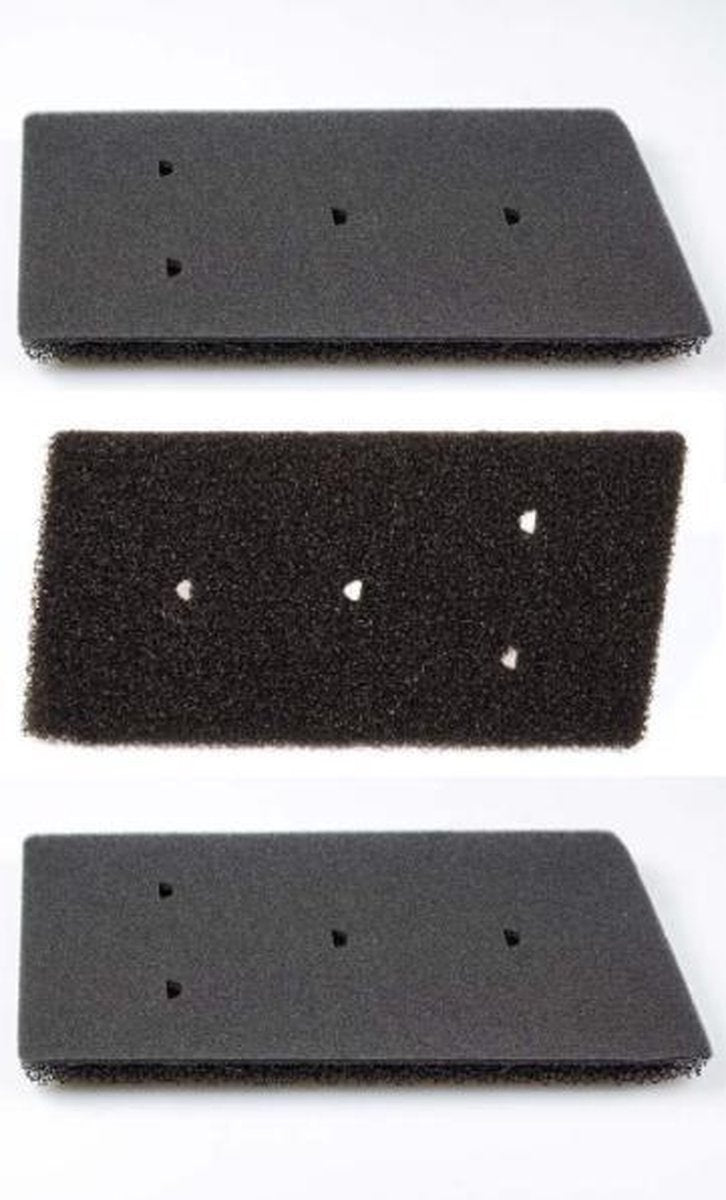 Whirlpool Bauknecht Ignis filter schuim schuimfilter droger - 3 STUKS - foam filter wasdroger warmtewisselaar Alternatief geschikt voor Whirlpool ( met 4 gaatjes)