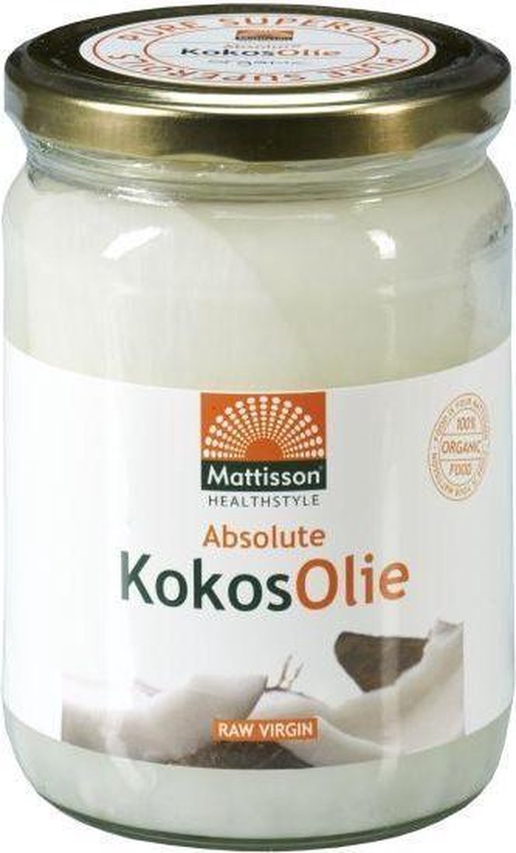 Kokosnoot Olie Extra Virgin Mattisson 500ml