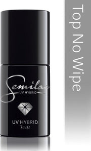 Semilac Topgel - Topcoat No Wipe - zonder plaklaag - voor gel nagellak - salon kwaliteit 7 ml.