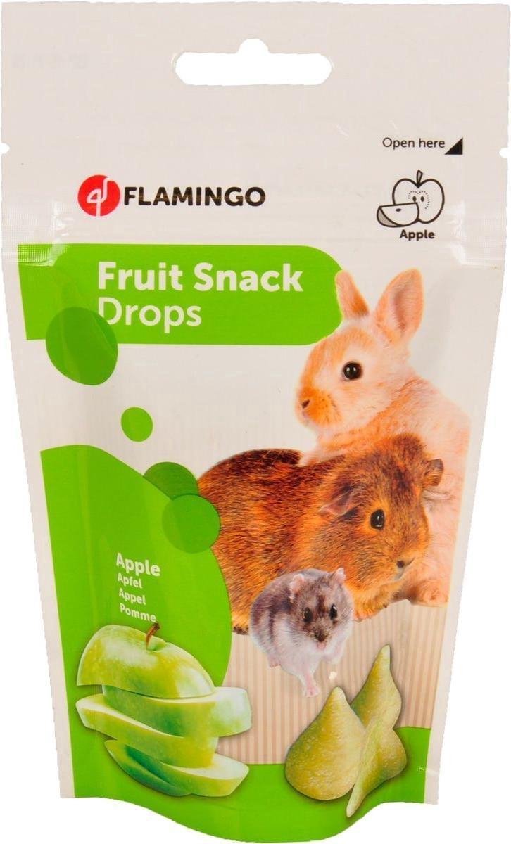 Flamingo Knaagdierdrops Appel 75Gr