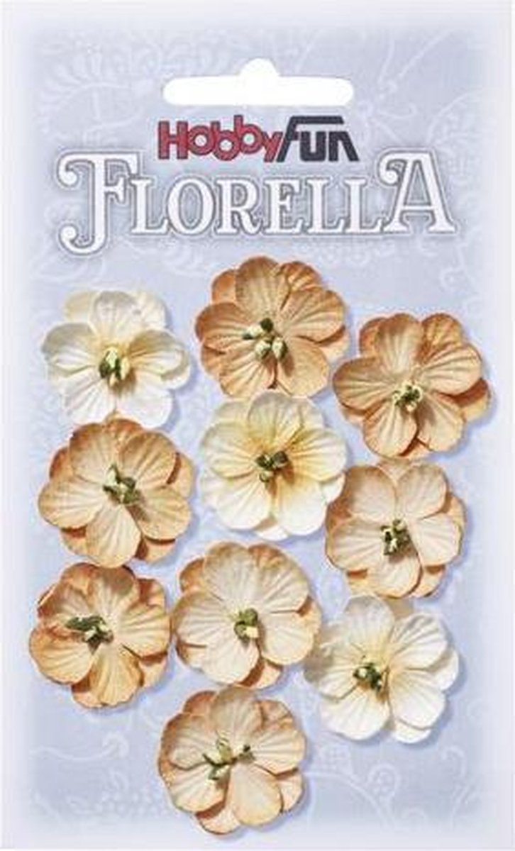 FLORELLA-Bloemen beige