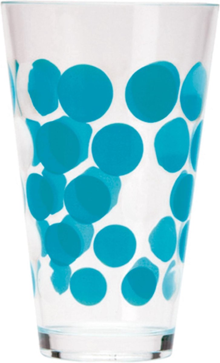 Zak! Designs Dot Dot - Drinkbeker - 20 cl - Aqua Blue