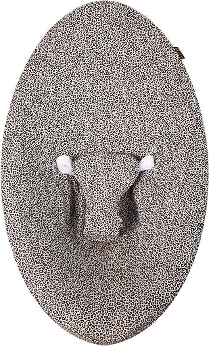 Ukje 4moms Mamaroo Wipstoel Hoes - Zacht katoen - Zand luipaard