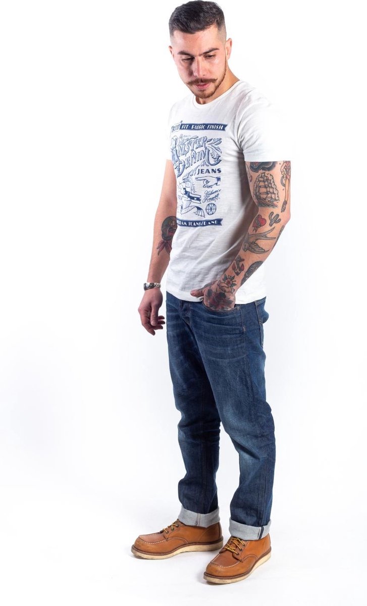Amsterdenim T-shirt Krabman Off-White (AM1901-305010)