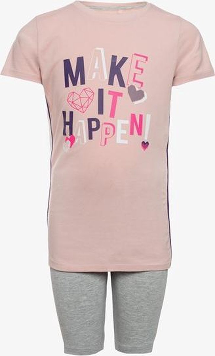Osaga tweedelige meisjes sport set - Roze - Maat 146/152