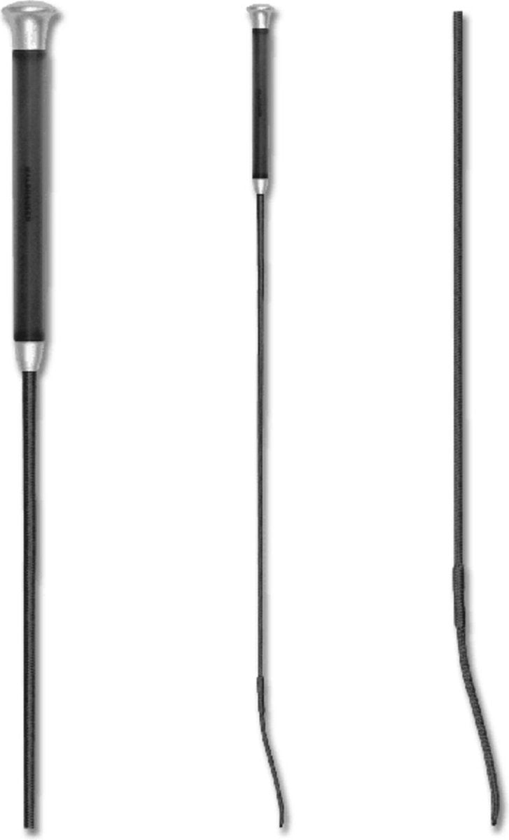 Waldhausen Luxe Dressuurzweep Met Gelgrip Zwart - Rijbenodigdheden - 110 cm