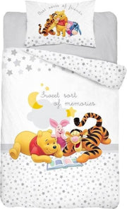 Winnie de Poek Junior Dekbedovertrek 100x135cm Grijs