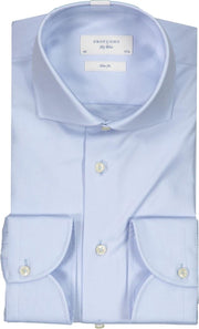 Profuomo   Overhemd Blauw  - Maat UK14.5-EU37 - Heren - Never out of stock Collectie -