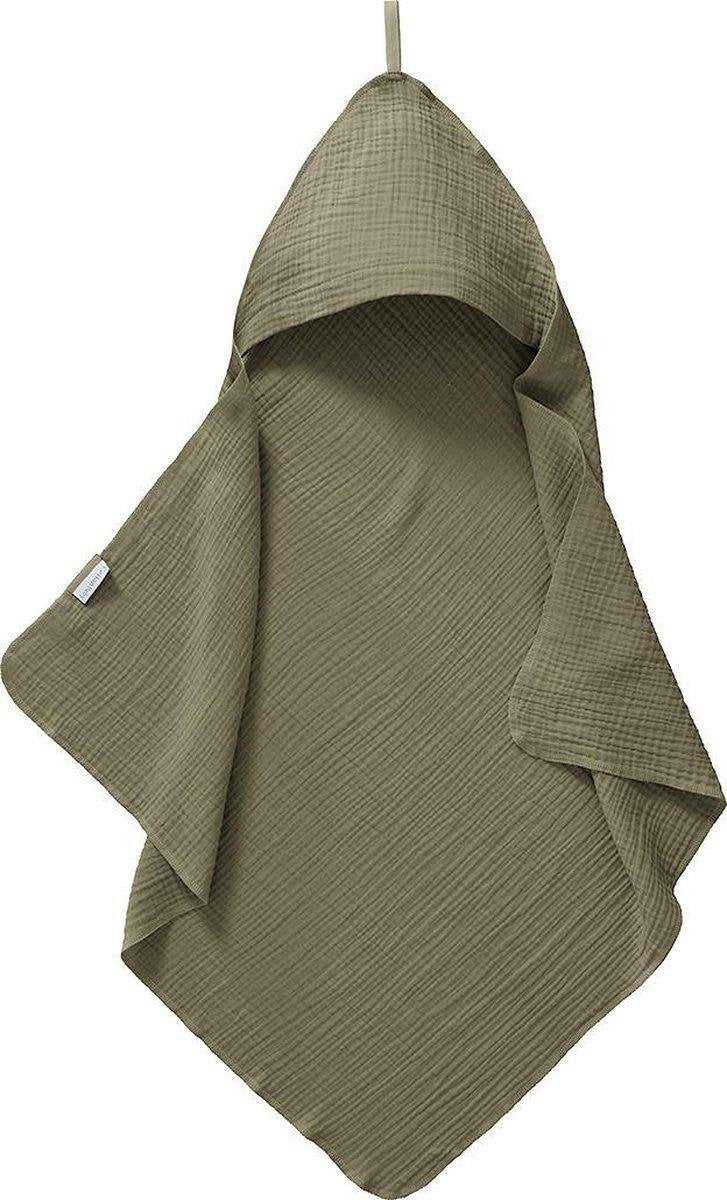 Cottonbaby Badcape Cottonsoft - Kakigroen