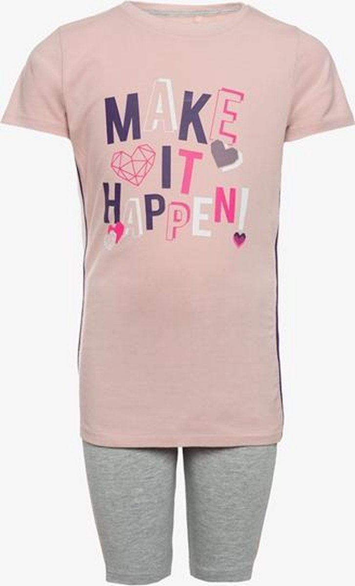 Osaga tweedelige meisjes sport set - Roze - Maat 110