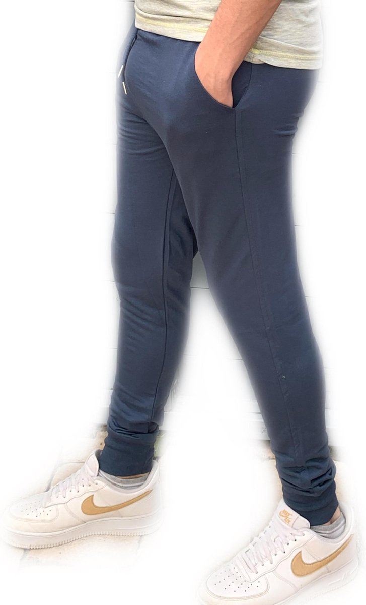 Embrator mannen Joggingbroek staalblauw maat L