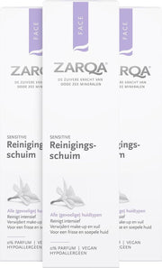 3x Zarqa Reinigingsschuim Sensitive 150 ml