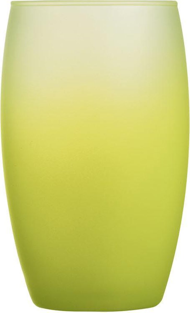 Luminarc Frost - Glazen - Groen - 36cl - (set van 6) En Yourkitchen E-kookboek - Heerlijke Smulrecepten