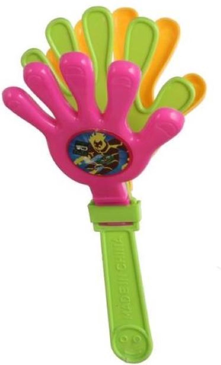 5 stuks klapperhandjes 17 cm - uitdeelcadeautjes