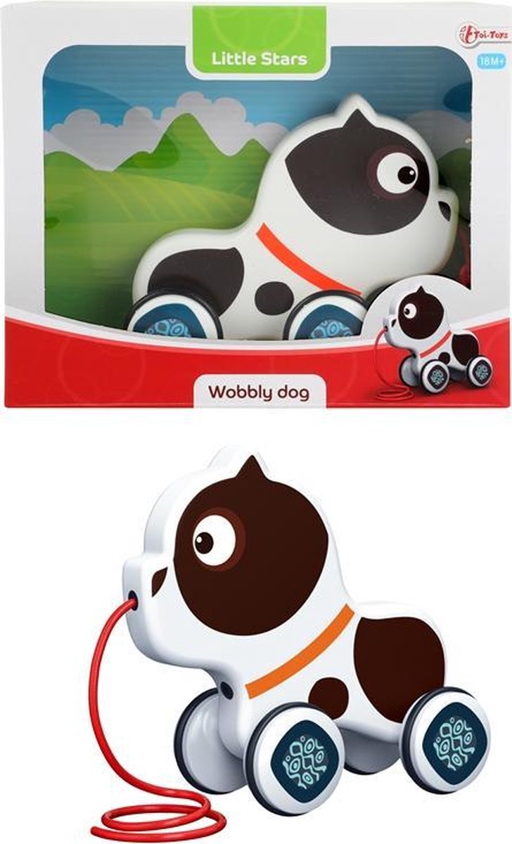 Little Stars Pull-along Figure Wobbly Dog