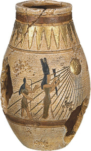 Aqua deco egyptische kruik 8x8x12