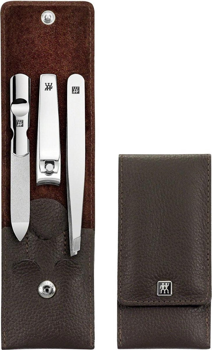 Zwilling Classic Inox manicure set bruin 3 delig