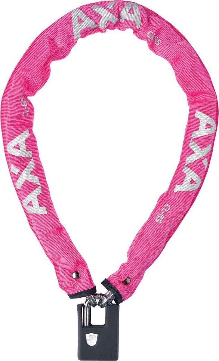 AXA Clinch+ 85 cm Kettingslot 6 mm Roze