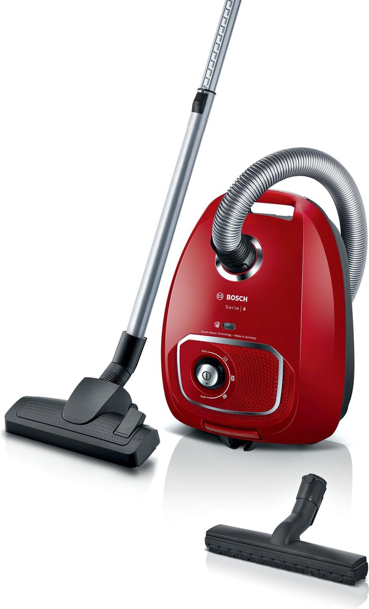 Bosch BGLS4X380 Serie | 4 - Stofzuiger met zak - Rood