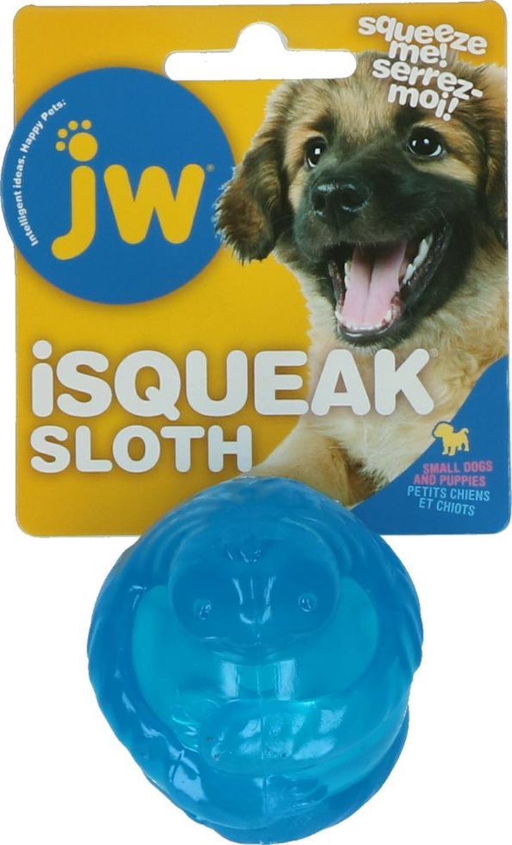 JW Sloth Squeaky Ball Small