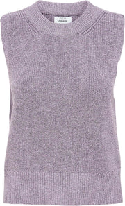 Onlparis Life Vest Knt Noos 15220032 Orchid Petal/w. Melange