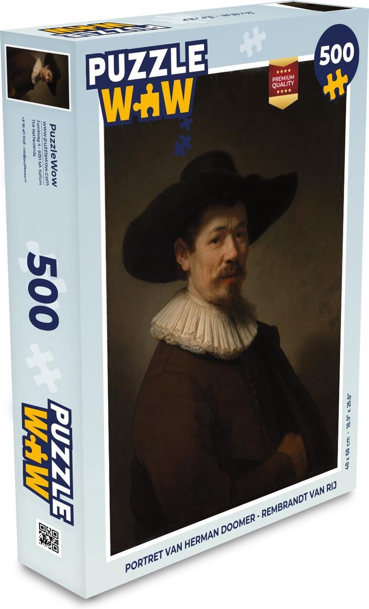 Puzzel  Herman Doomer - Rembrandt van Rijn - Legpuzzel - Puzzel 500 stukjes
