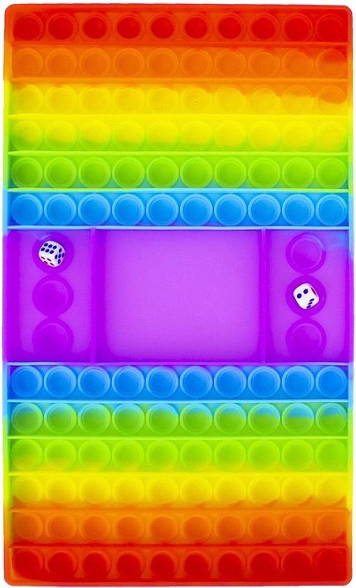 Magic Pop It Table Game Challange Rainbow / Regenboog