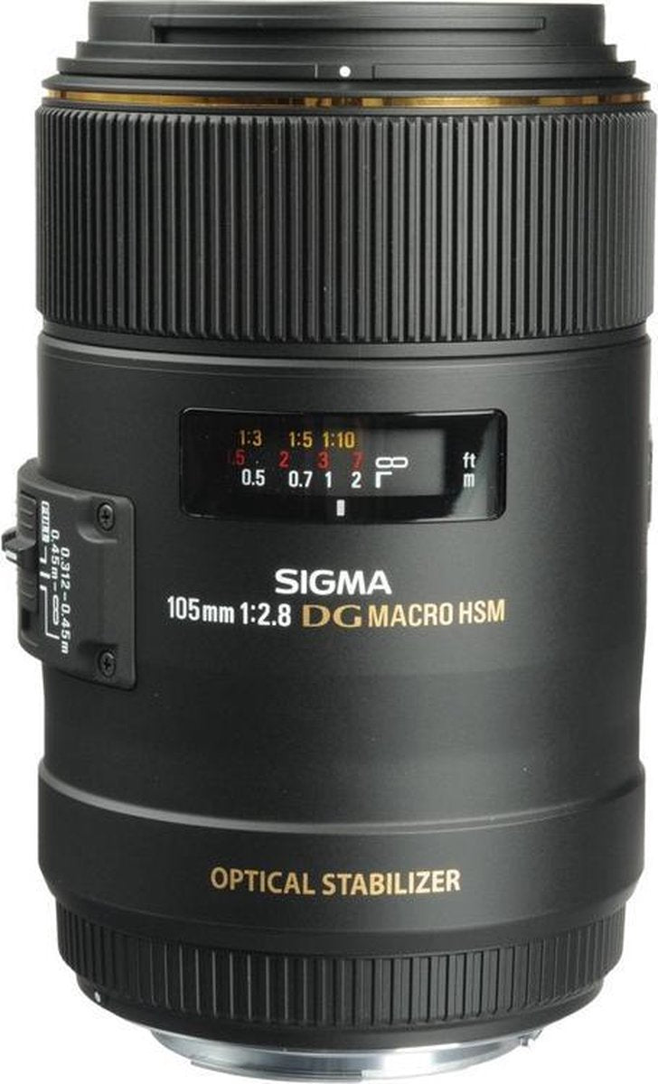 Sigma 105mm F2.8 EX DG OS HSM - Macrolens geschikt voor Canon EF
