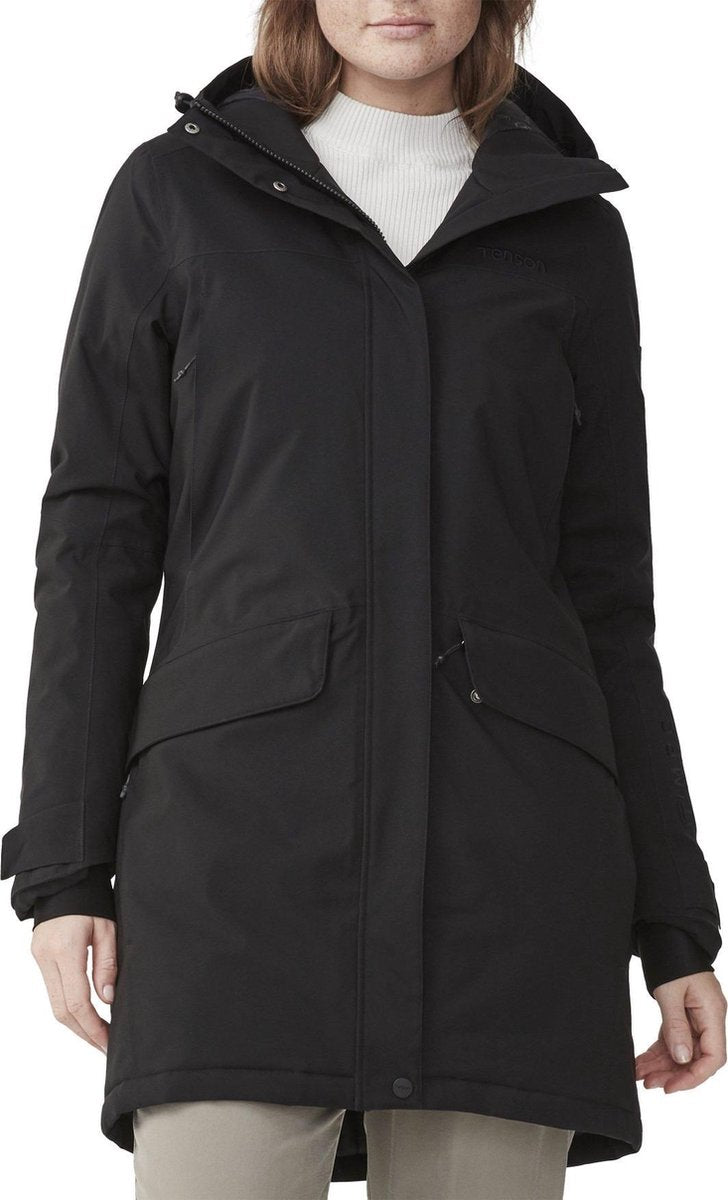 Tenson Hera - Outdoorjas - Dames - Zwart - Maat 40