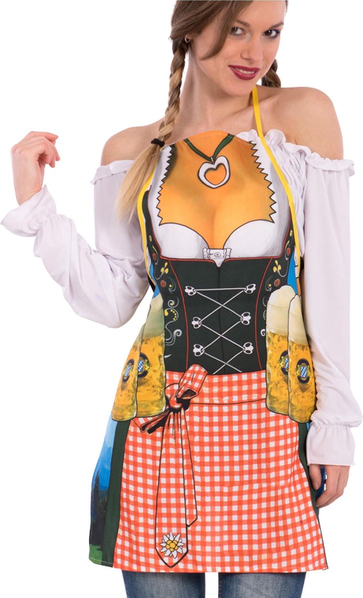 Beierse schort voor vrouwen - Verkleedattribuut