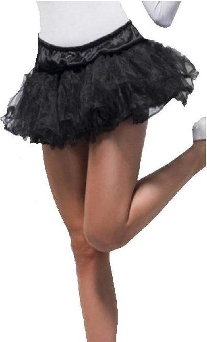 Tule petticoat in het zwart