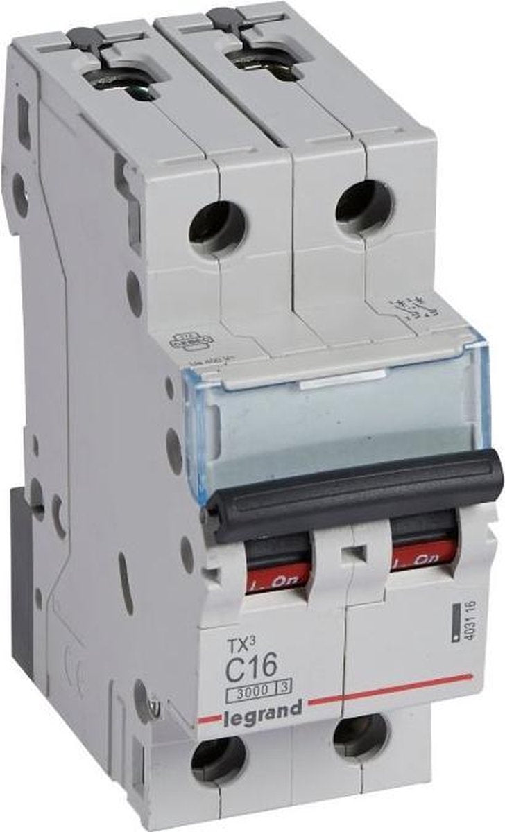 Legrand automaat 2 polig 16A - 3kA/C