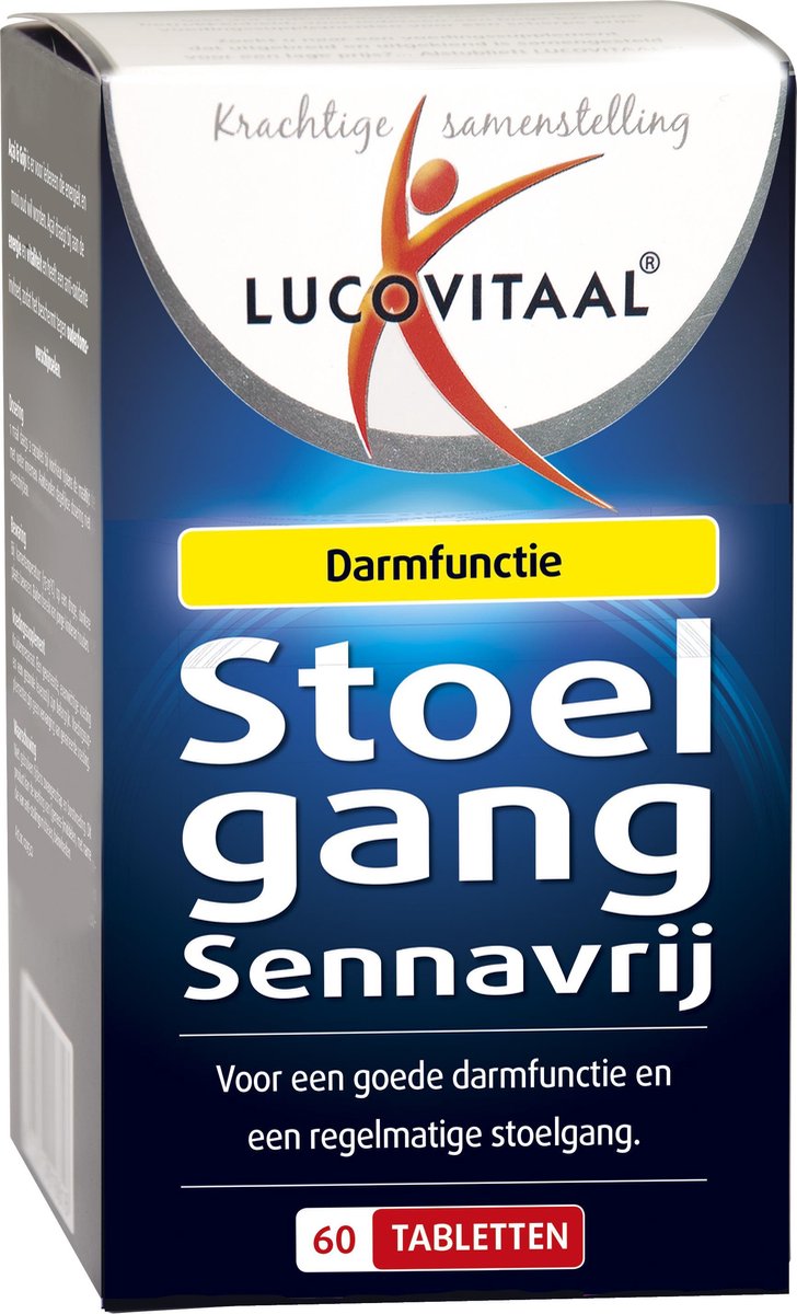 Lucovitaal - Stoelgang Tabletten - Sennavrij - 60 tabletten - Voedingssupplementen