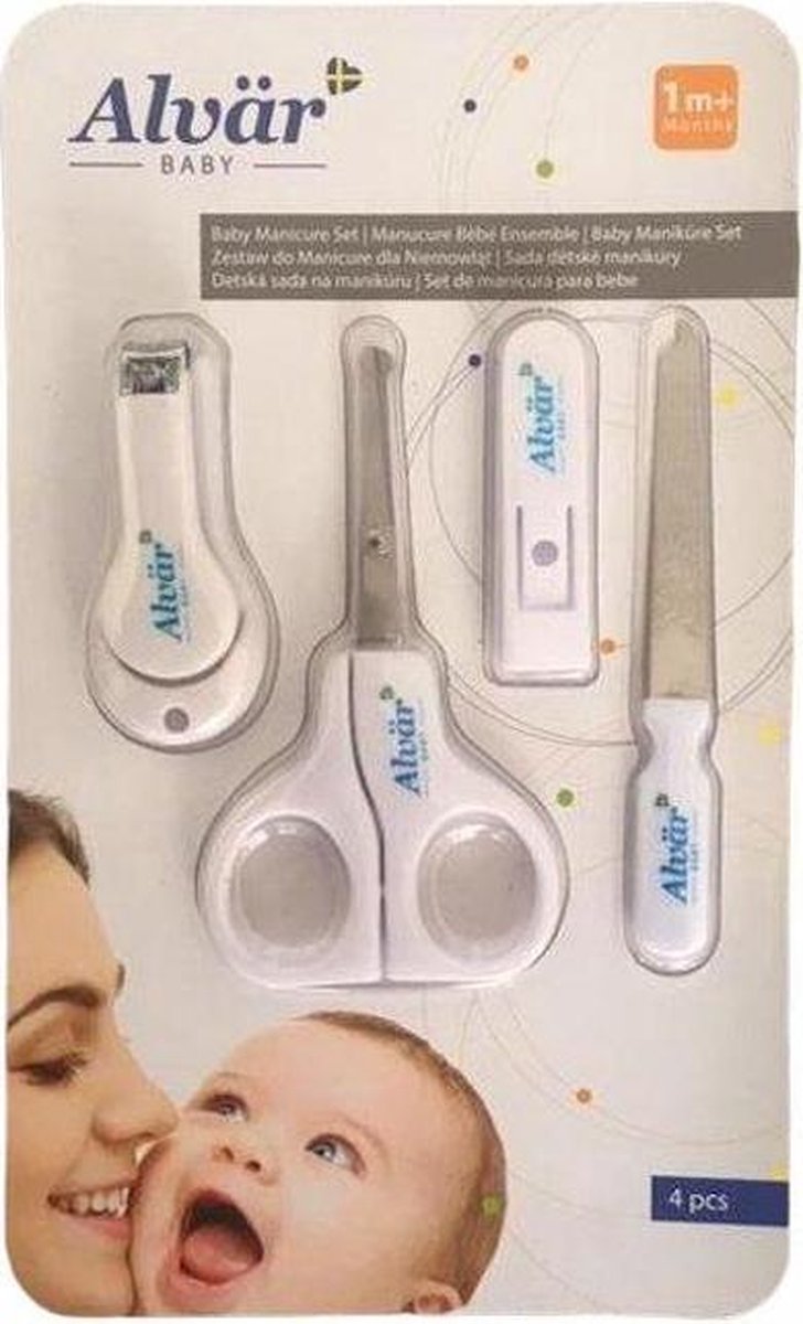 Baby Manicure Set Nagels - Wit