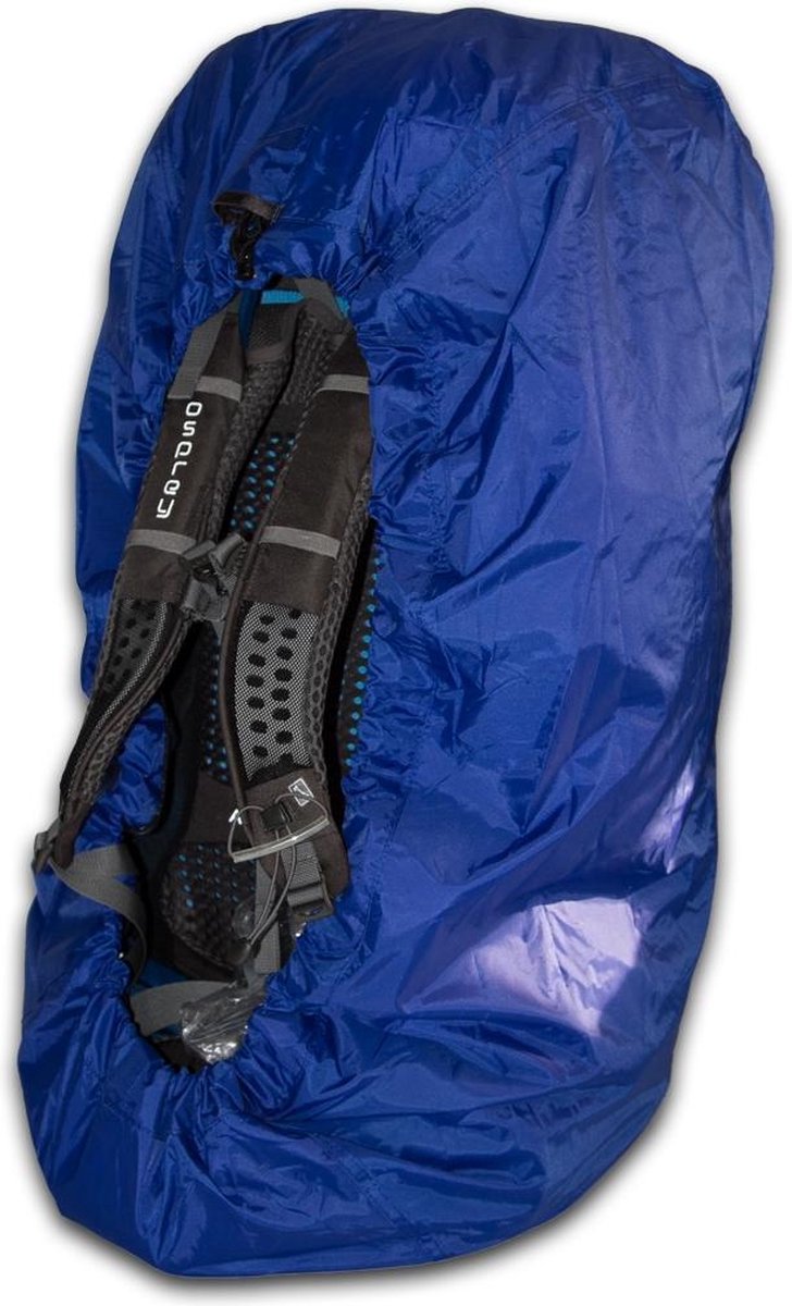 LOWLAND OUTDOOR® Raincover Flightbag - Waterdicht PU-Oxford Nylon <85 Liter - 304gr - Blue