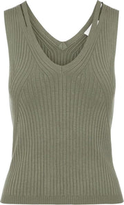 OBJECT - objrosalia knit tank - groen