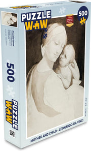 Puzzel Mother and child - Leonardo Da Vinci - Legpuzzel - Puzzel 500 stukjes
