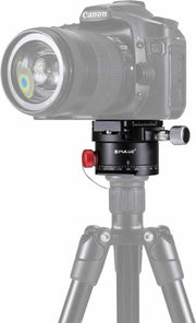 PULUZ Aluminium Panoramisch Indexering Rotator Balhoofd met Quick Release Plate voor Camera Statiefkop