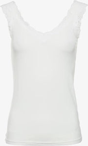 TwoDay dames singlet met kant - Wit - Maat XL