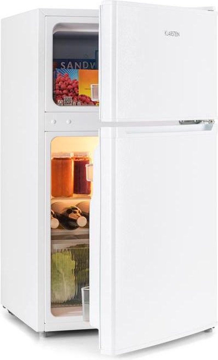 Klarstein Big Daddy Cool - Koel-vriescombinatie - Wit