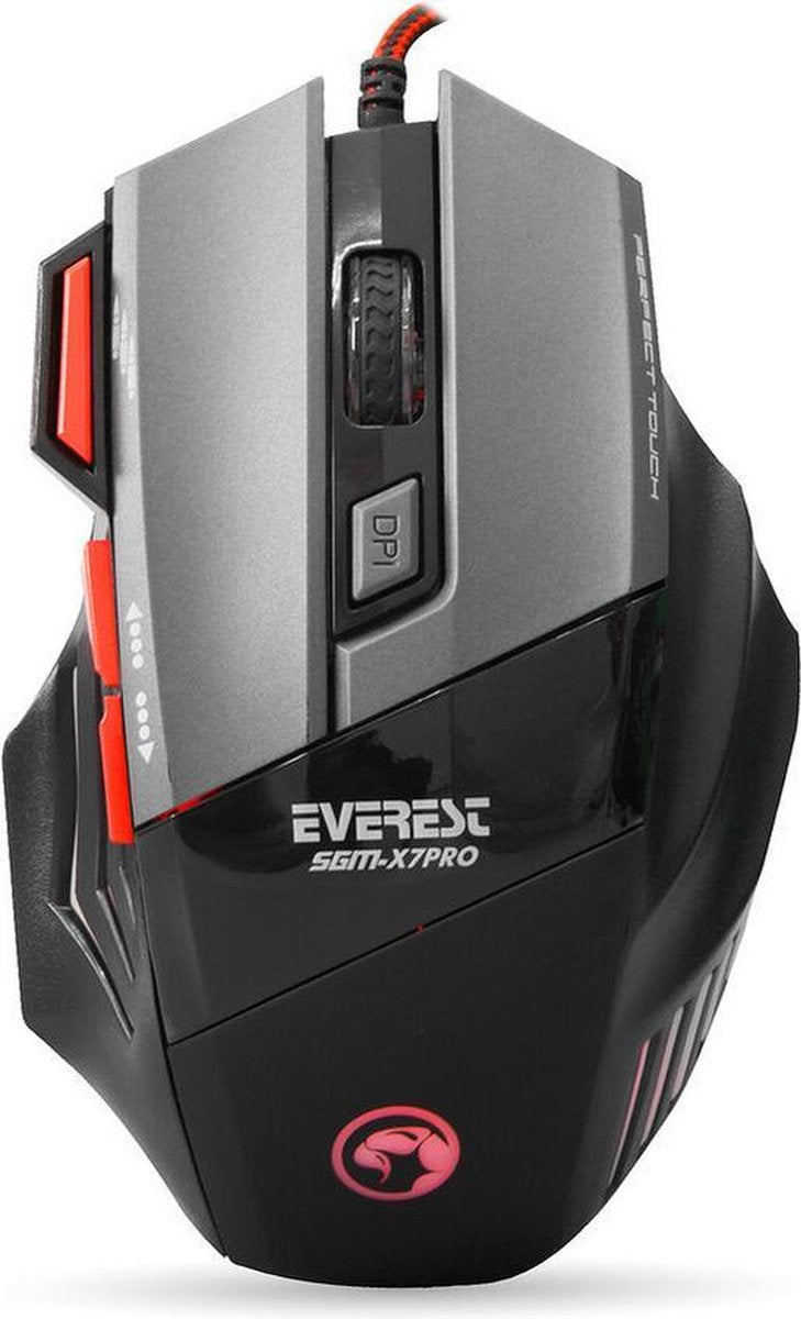 Everest SGM-X7 4800dpi gaming muis en muismat