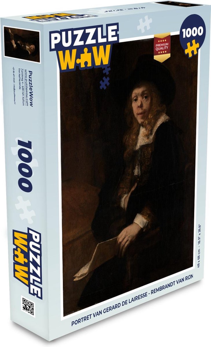 Puzzel  Gerard de Lairesse - Rembrandt van Rijn - Legpuzzel - Puzzel 1000 stukjes volwassenen