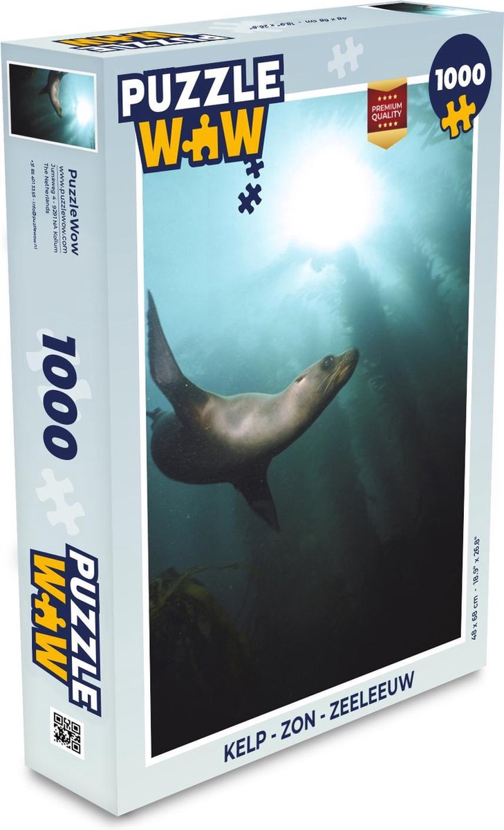 Puzzel Kelp - Zon - Zeeleeuw - Legpuzzel - Puzzel 1000 stukjes volwassenen