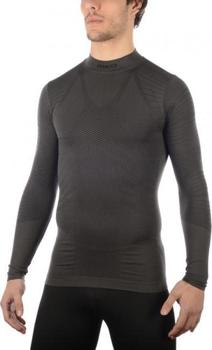 Mico Baselayer-Man Long Sleeves Mock neck Shirt M